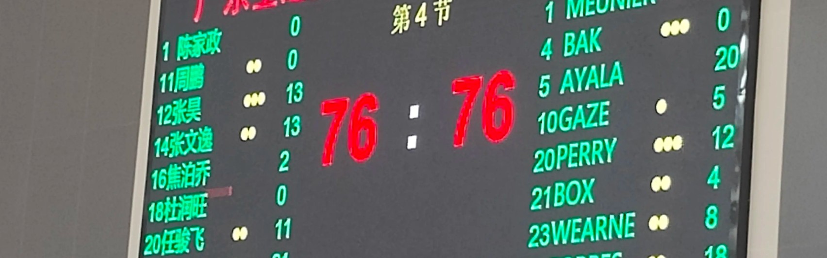 广东战平澳洲球队！徐杰轰21分，张昊任骏飞惊喜，焦泊乔防守获赞